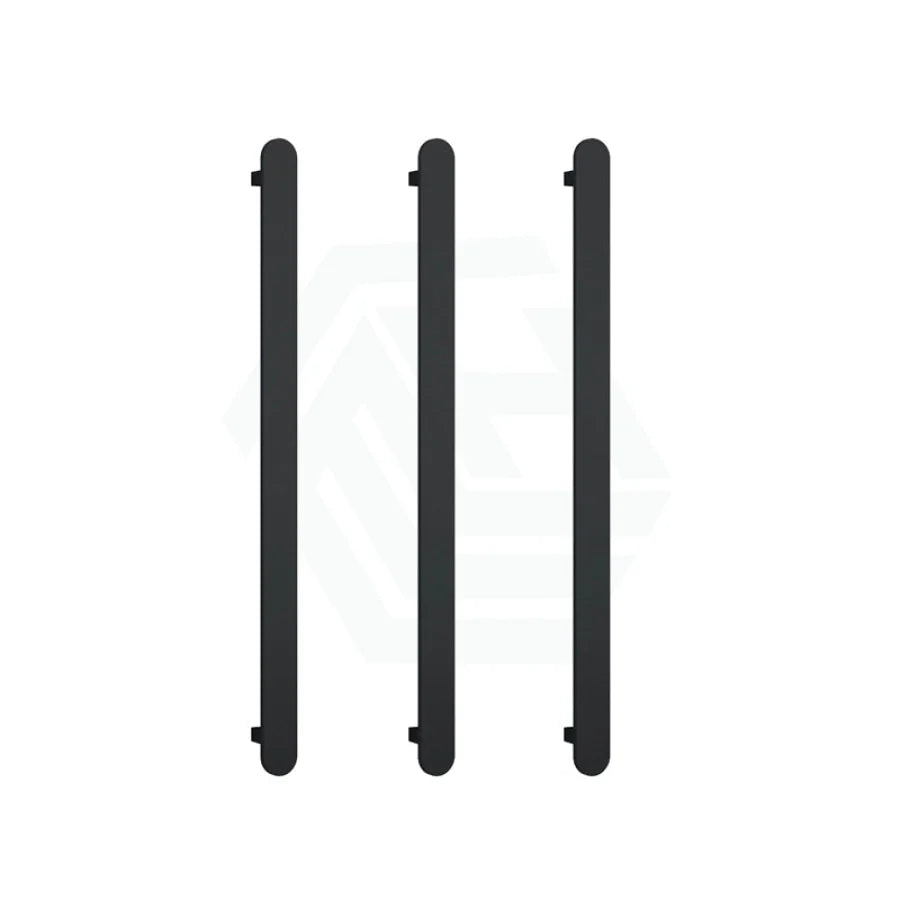 Electric 12V Vertical Heated Towel Bar – Pill Shape 900mm