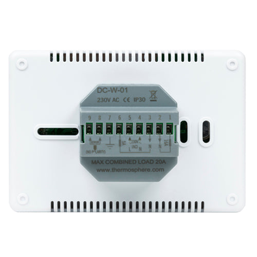 ThermoSphere Dual Control Thermostat White DC-W-01