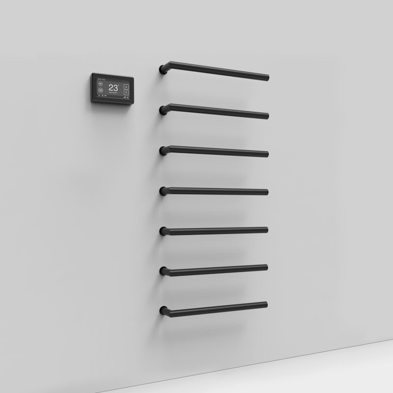 Electric Towel Bars 12V Single Round 500mm Various Finishes