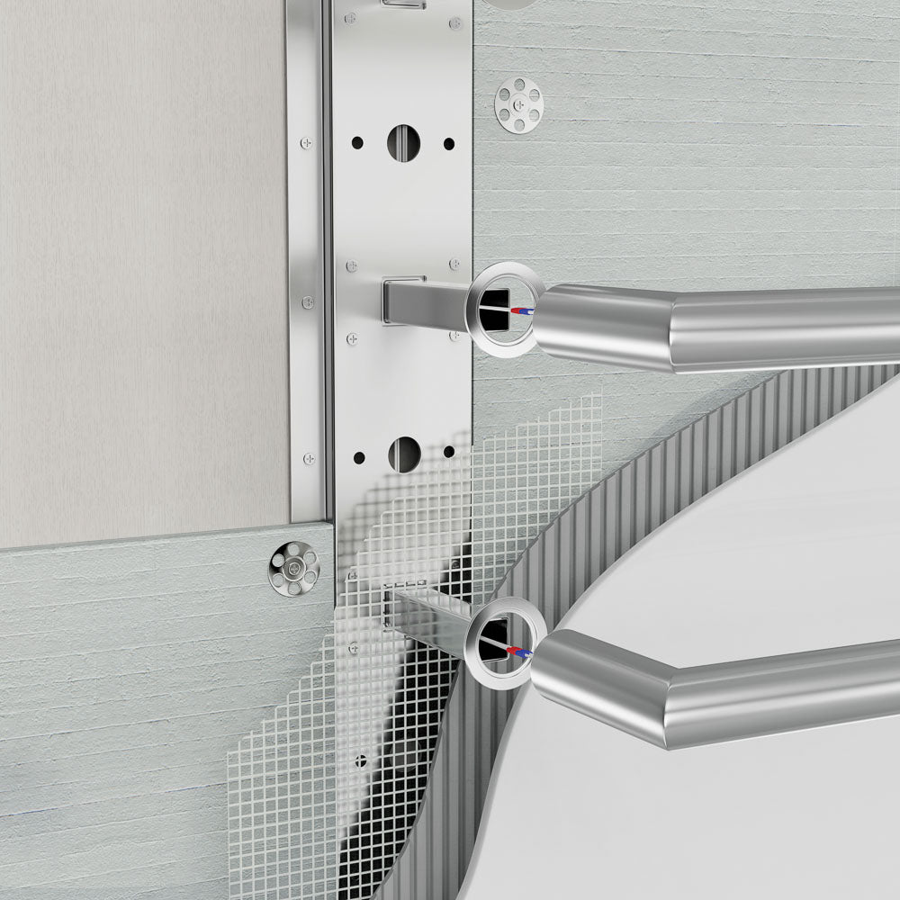 Mounting System for ThermoSphere Double-Ended Towel Bar
