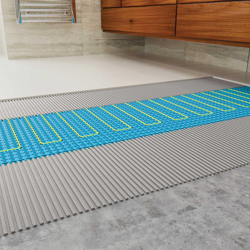 ThermoSphere Self-Adhesive Underfloor Heating Decoupling Membrane Mat – Sizes 1 m² & 15 m²