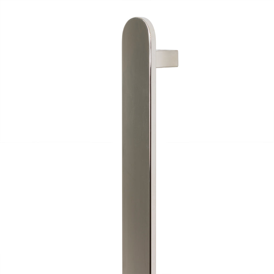 Electric 12V Vertical Heated Towel Bar – Pill Shape 900mm