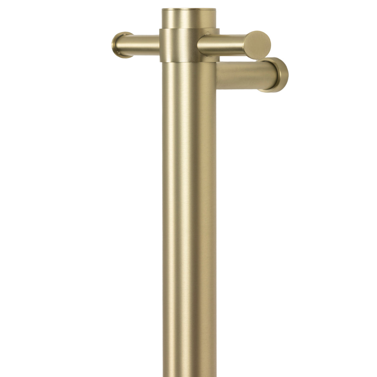 Electric 12V Vertical Heated Towel Bar – Round Profile 900mm