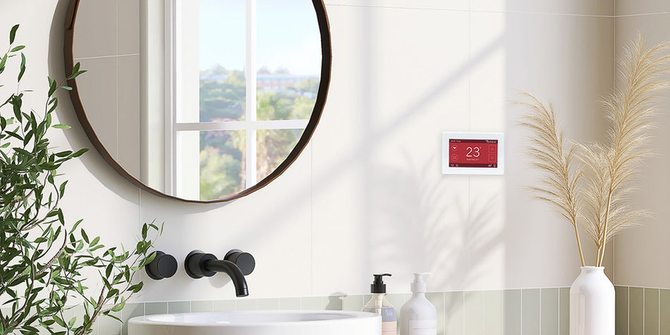 ThermoSphere Dual Control Thermostat White DC-W-01