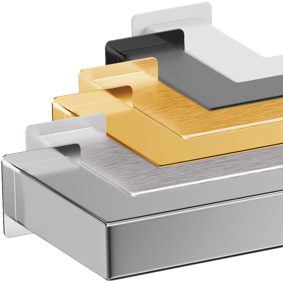 Electric Towel Bars 12V Single Square 500mm Various Finishes