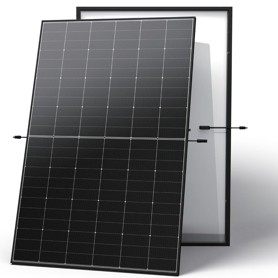 Trinasolar Vertex S+ 465W Dual Glass N-Type i-TOPCon Solar Panel - Black Frame / White Backsheet