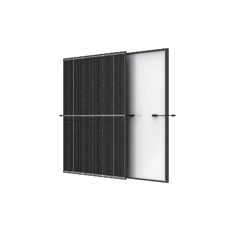 Trinasolar 455W Vertex S+ Dual Glass N-type i-TOPCon Solar Module – Black Frame/White Backsheet | TSM-455NEG9R.28