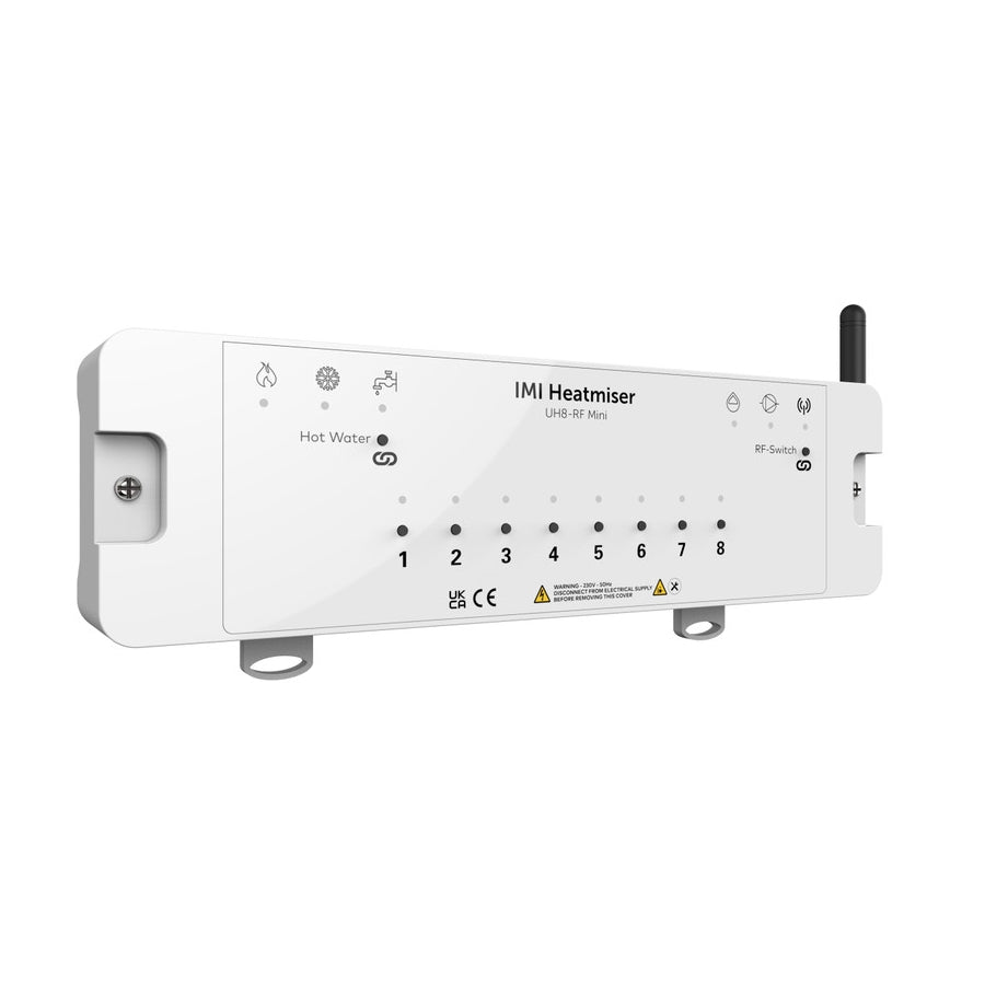 IMI Heatmiser UH8-RF Mini 8 Zone Wireless Wiring Centre