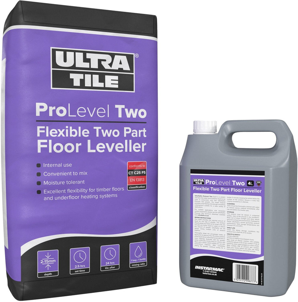 UltraTile ProLevel Two – Flexible Two Part Self Levelling Compound 20kg