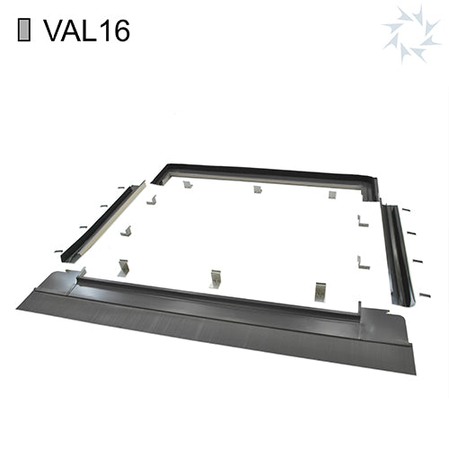 Viridian Clearline Fusion VAL16 Landscape Single Panel Roofing Kit | G1 & M10 | VIR-VAL16-G1 VIR-VAL16-M10 | In-Roof Solar Flashing