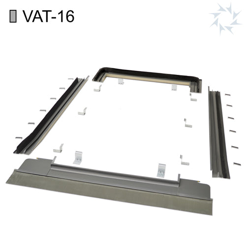 Viridian Clearline Fusion VAT16 Portrait Single Panel Roofing Kit | G1 & M10 | In-Roof Solar Flashing