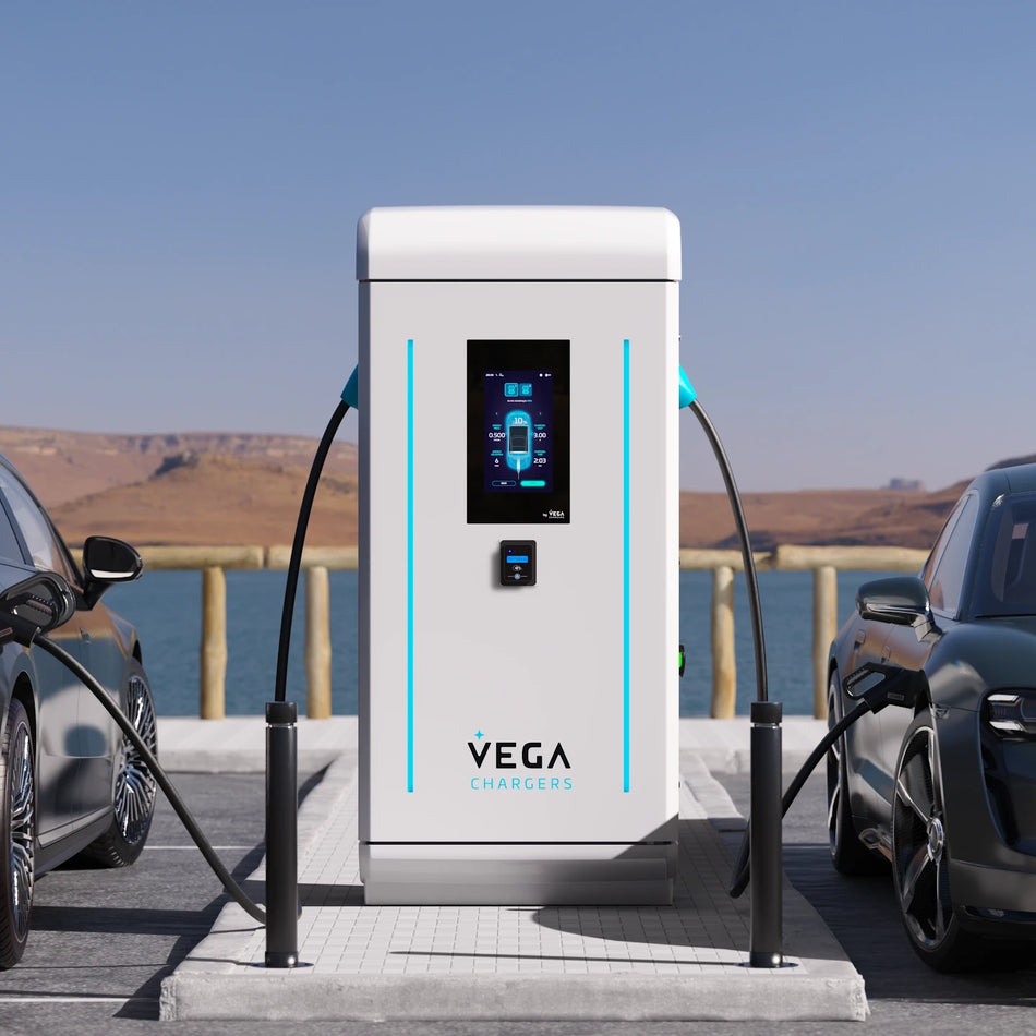 VEGA Chargers ALOHA Lander Plus 120kW DC Fast Charger – Dual CCS2 + AC Type 2 EV Charging Station