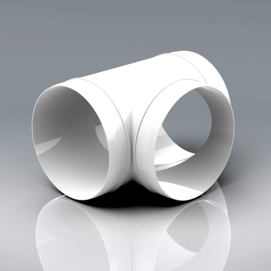 Verplas 150mm Round Equal T-Piece Duct Fitting