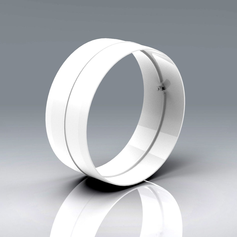 Verplas 150mm Round Duct Straight Connector
