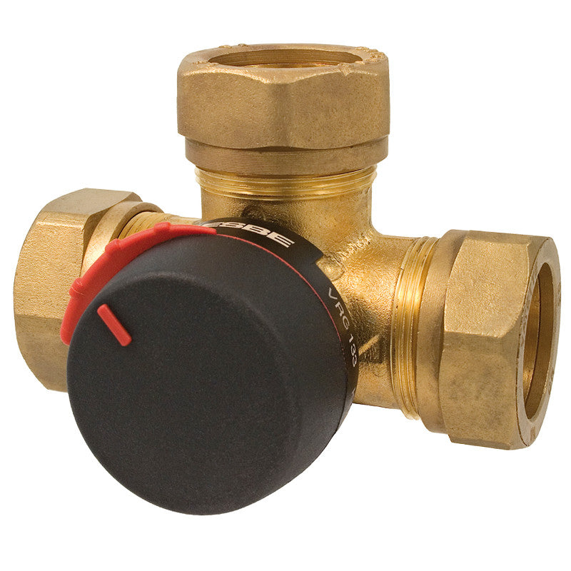 ESBE VRG133 DN25 3-Way Mixing Valve 28mm Compression | 11603100