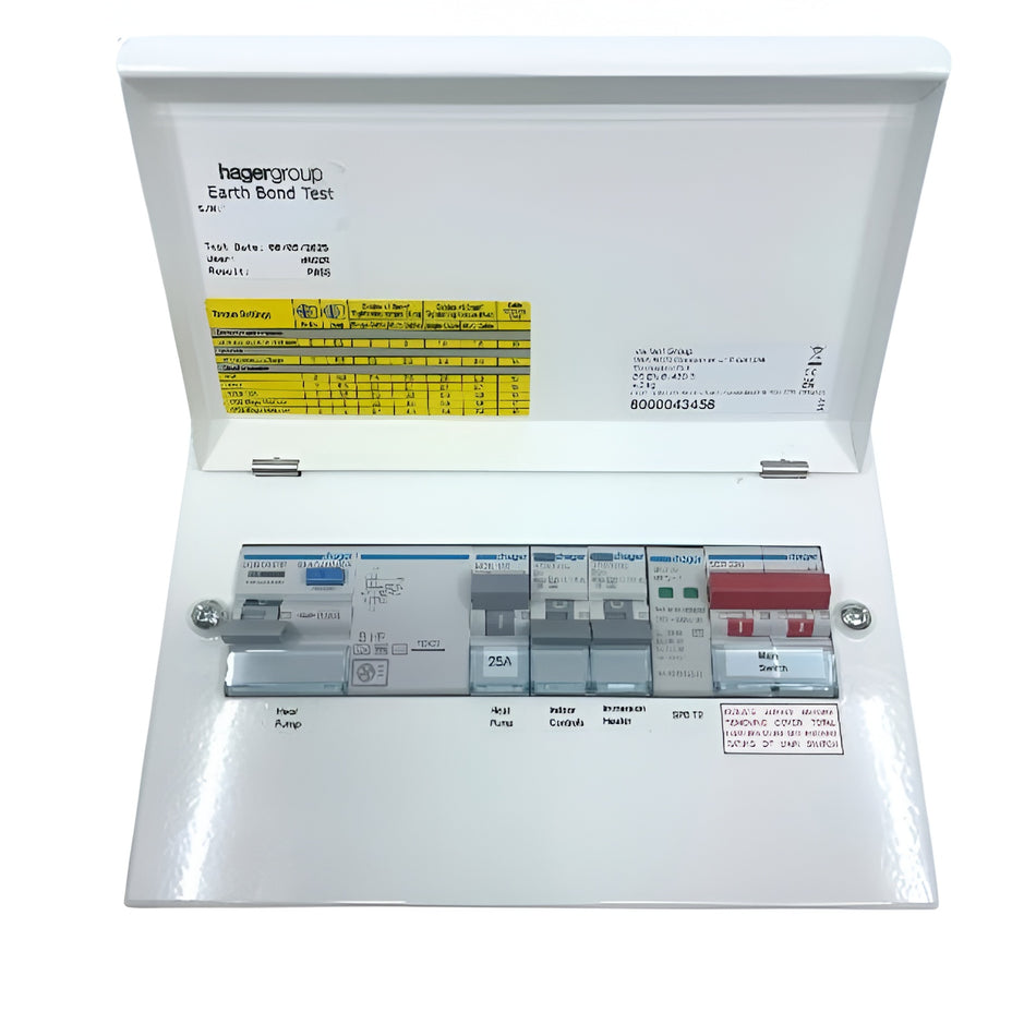 Vaillant 25A Type B HP RCD Consumer Unit | 8000043458 | Twin Fan