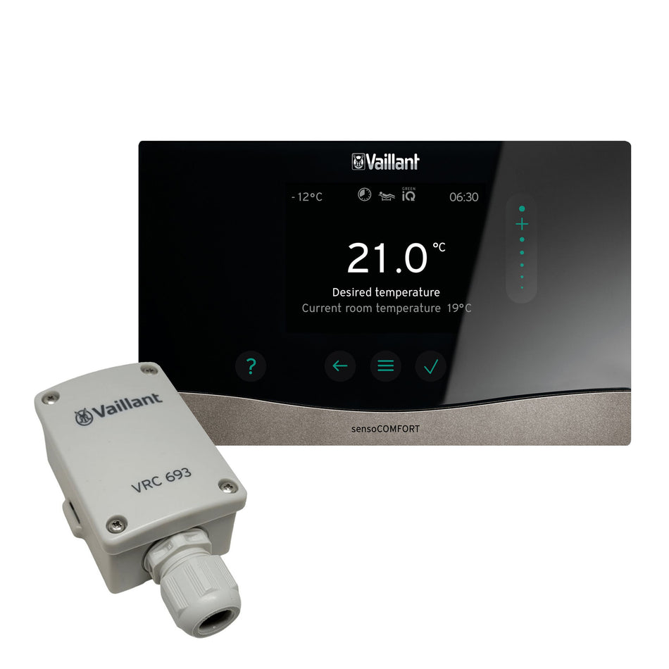 Vaillant sensoCOMFORT VRC720 Wired Thermostat | 0010036819 | eBUS