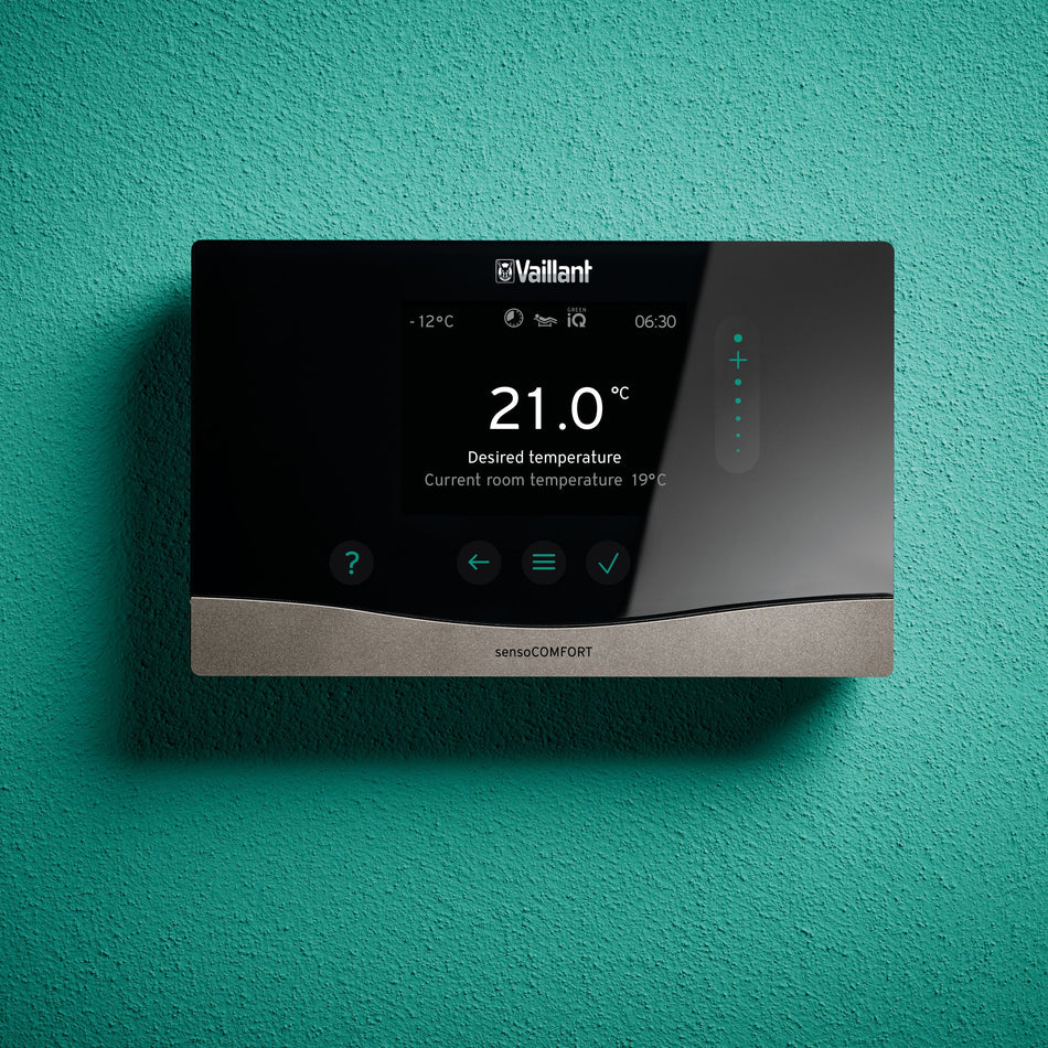 Vaillant sensoCOMFORT VRC720F Wireless RF Multi-Zone Room Thermostat with Outdoor Sensor