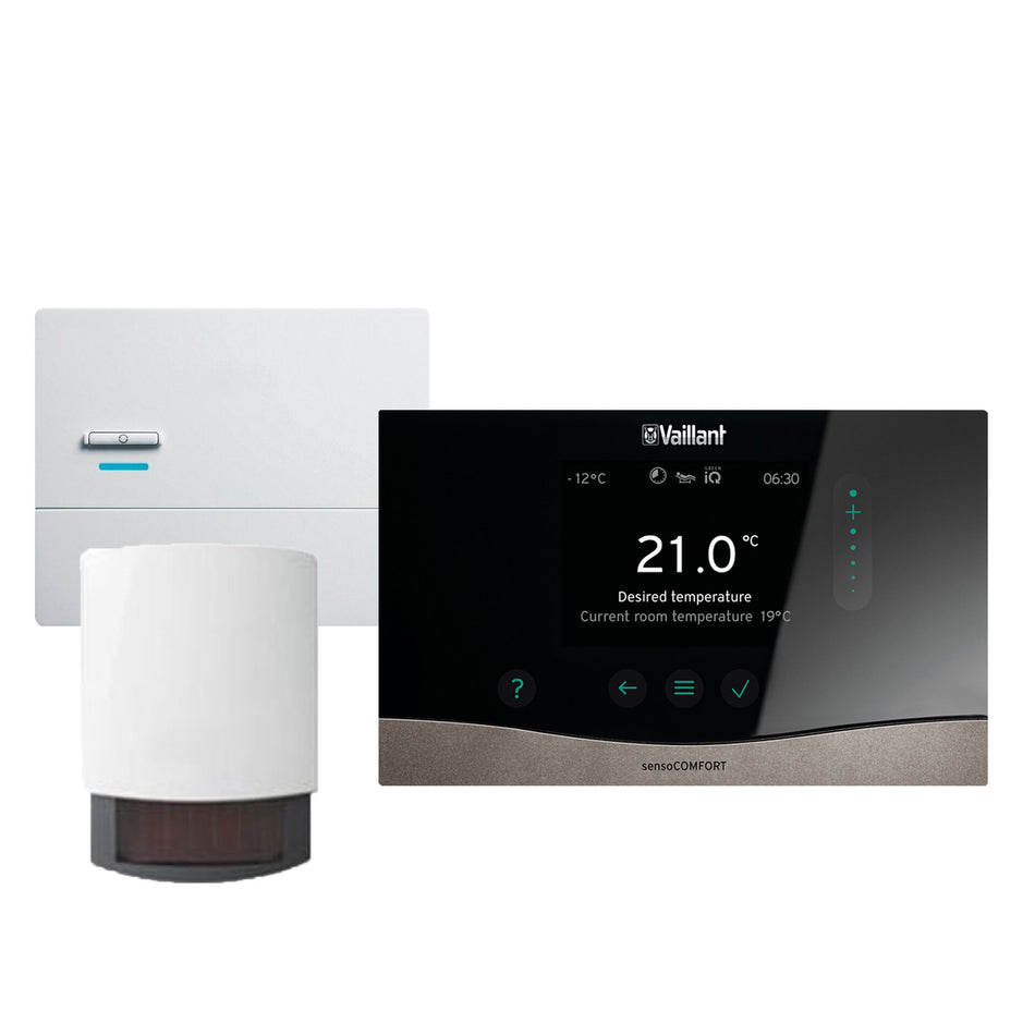 Vaillant sensoCOMFORT VRC720F Wireless RF Multi-Zone Room Thermostat with Outdoor Sensor