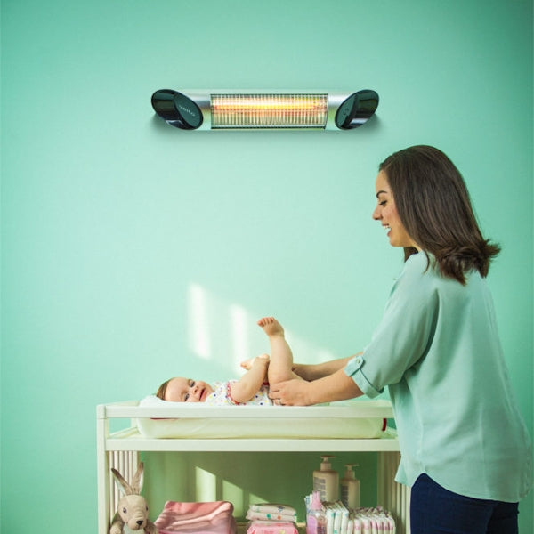 Veito Blade Mini Silver Patio Carbon Infrared Heater