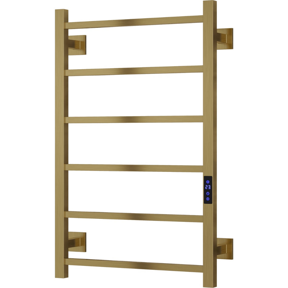 Reina Velino EVLN080B Brushed Brass Electric Radiator 800mm x 500mm