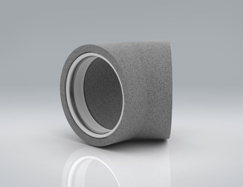Verplas 160mm Thermal Ducting 45 Degree Bend TSS-160-45B