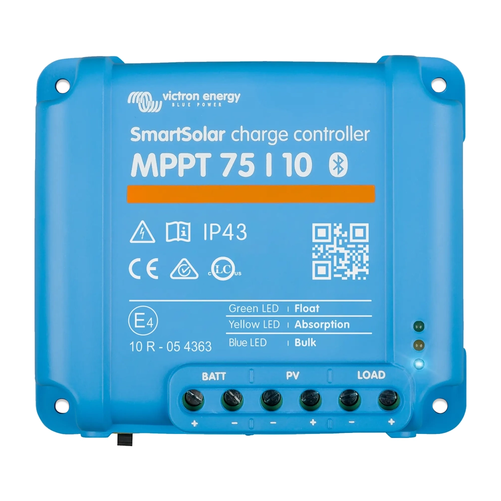 Victron SmartSolar MPPT 75/10 – 10A Solar Charge Controller with Bluetooth