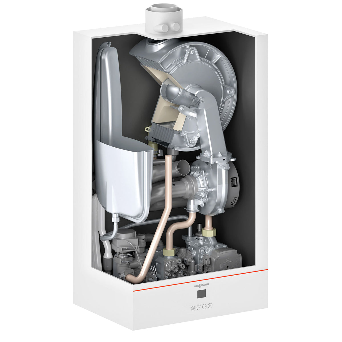 Viessmann Vitodens Classic 28kW Combi Boiler with Vertical Flue