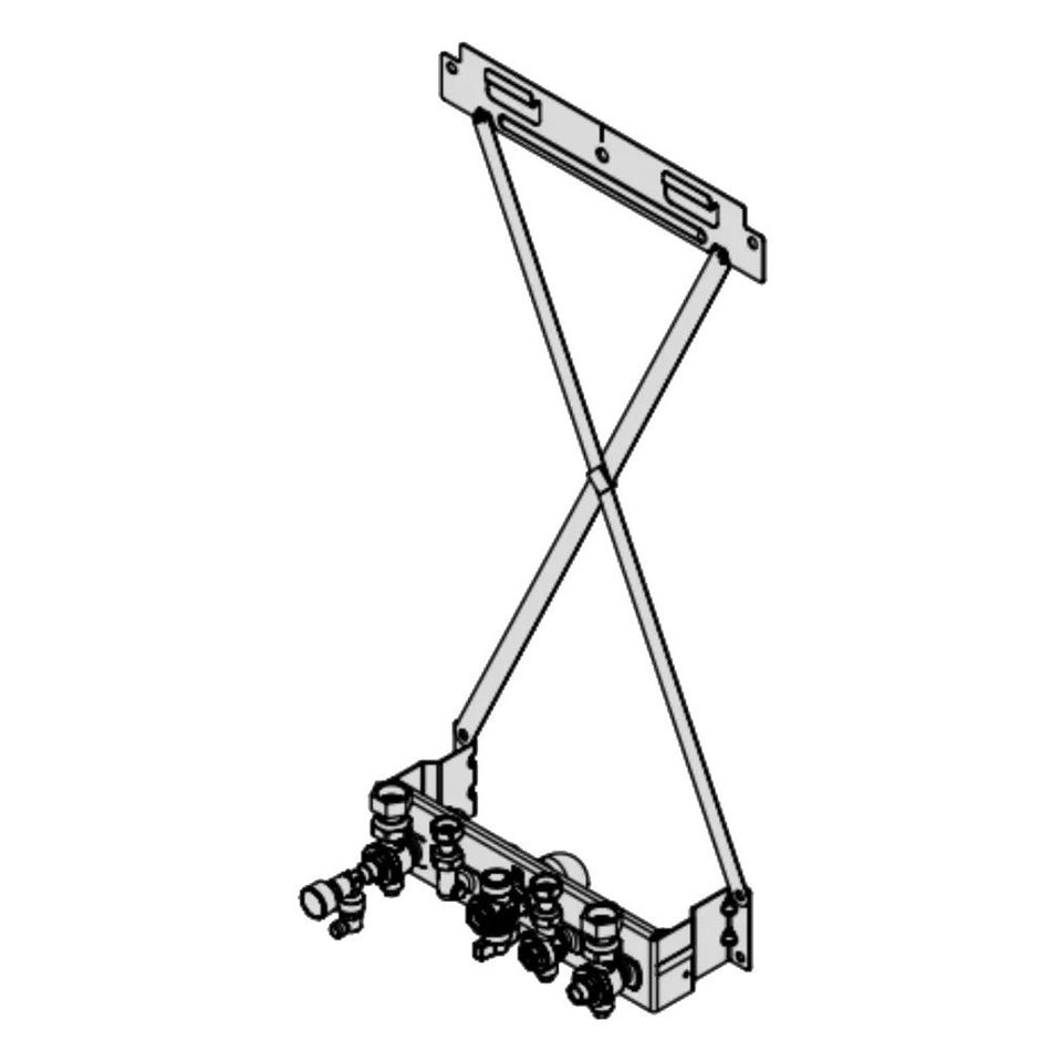 Viessmann Vitodens 100/200 Combi PlusBus Pre-Plumbing Jig | ZK04919