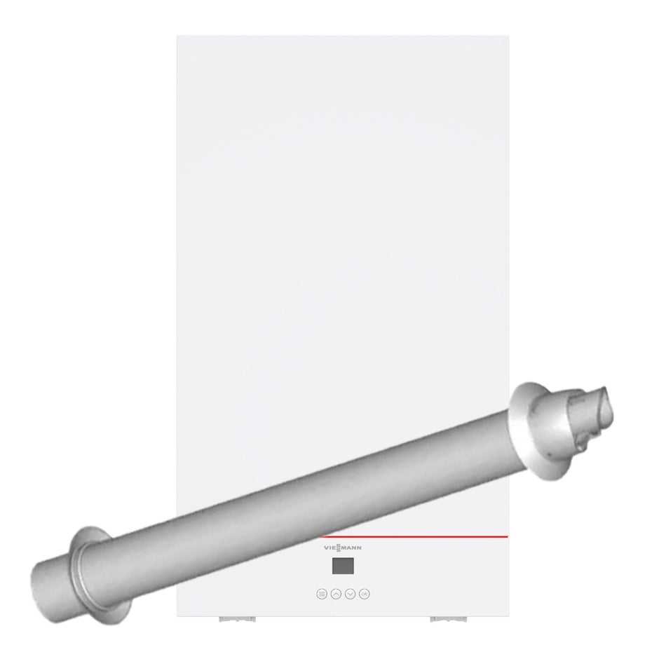 Viessmann Vitodens Classic 28kW BPKB Combi Boiler & Horizontal Flue