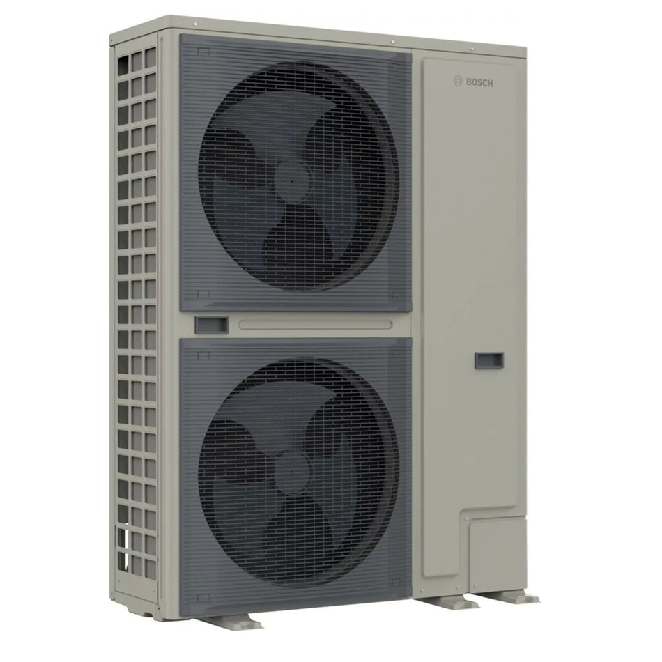 Worcester Bosch Compress 2000 AWF Heat Pump with dual fans for efficient heating and hot water.