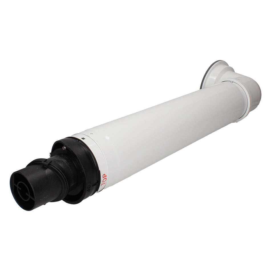 Worcester Telescopic 350 mm - 570 mm Horizontal Flue Kit