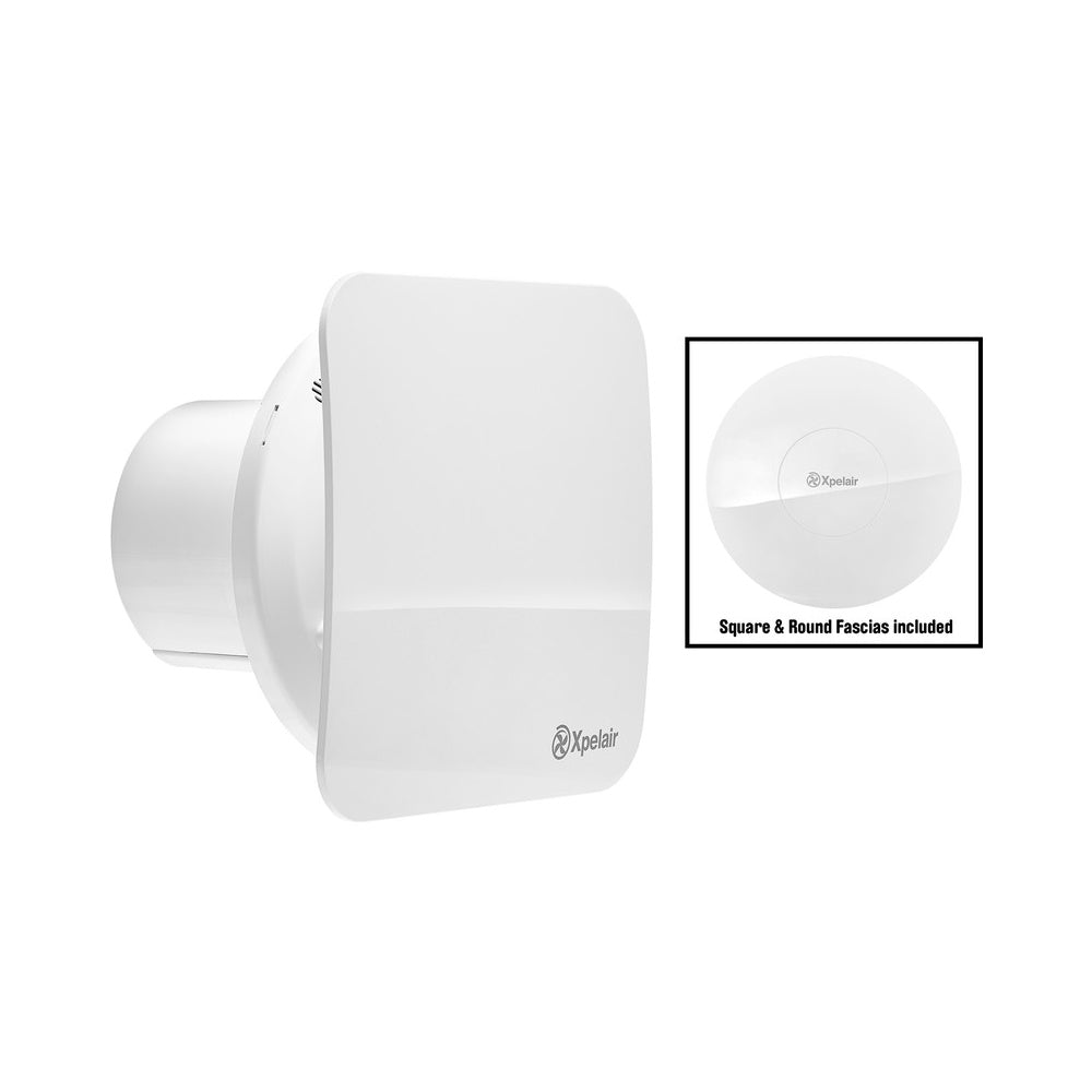 Xpelair Simply Silent 100mm Contour Extractor Fan Humidistat C4HTSR 078360