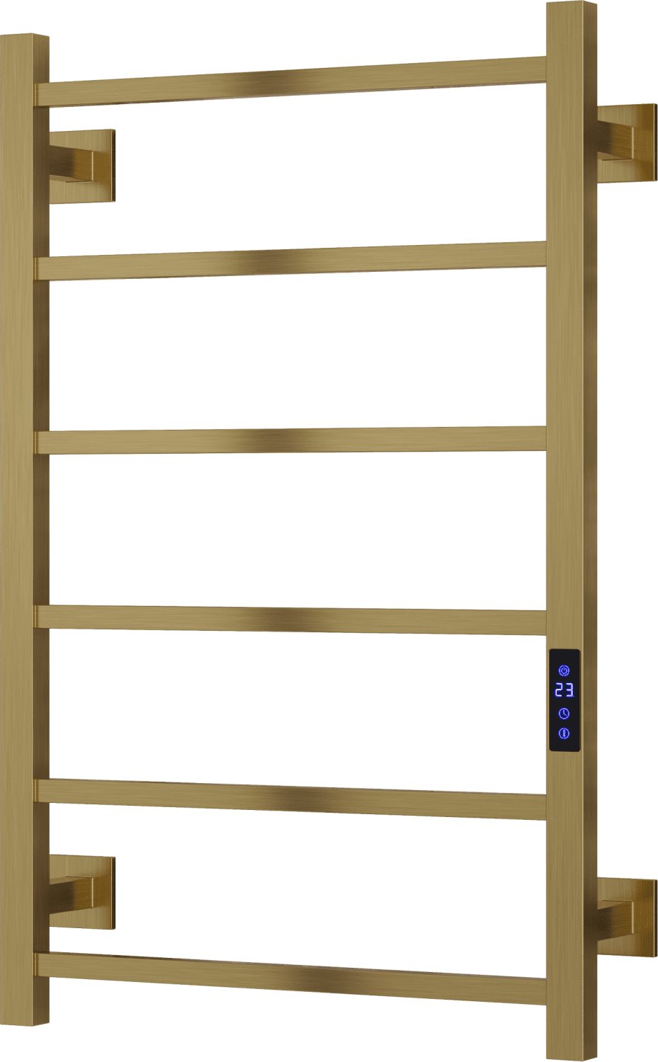 Reina Velino EVLN080B Brushed Brass Electric Radiator 800mm x 500mm