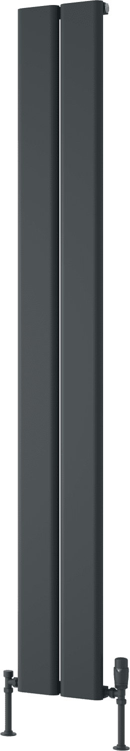 Reina Caldaro A-CDR180024A Anthracite Vertical Radiator 245mm x 1800mm
