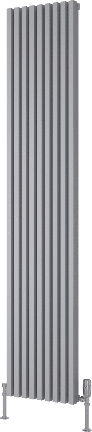 Reina Albano A-ABN18034S Silver Vertical Radiator 350mm x 1800mm