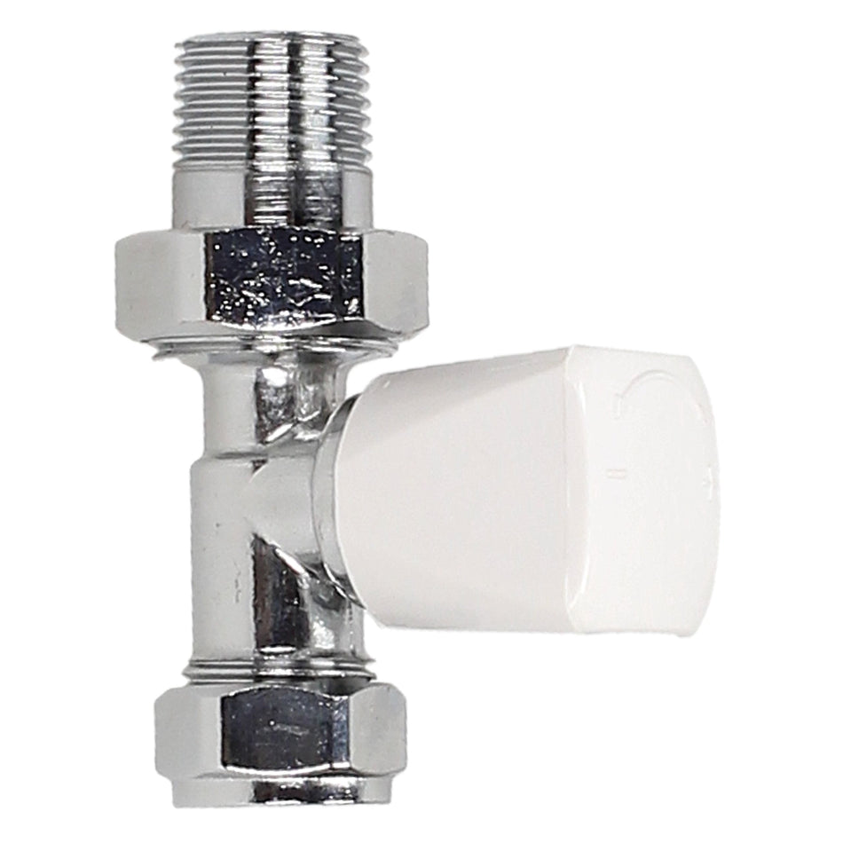 Evolve Straight 15mm Radiator Valve