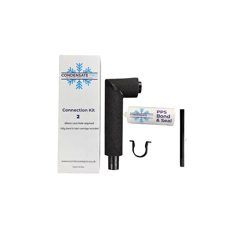 Condensate Pro Connection Kit 2 – Pre-Insulated Wall Connection for External Condensate Pipes