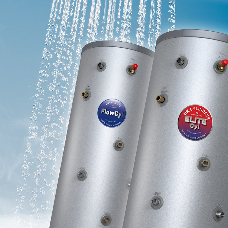 FlowCyl 170L Slimline Unvented High Quality Stainless Steel Heat Pump Cylinder