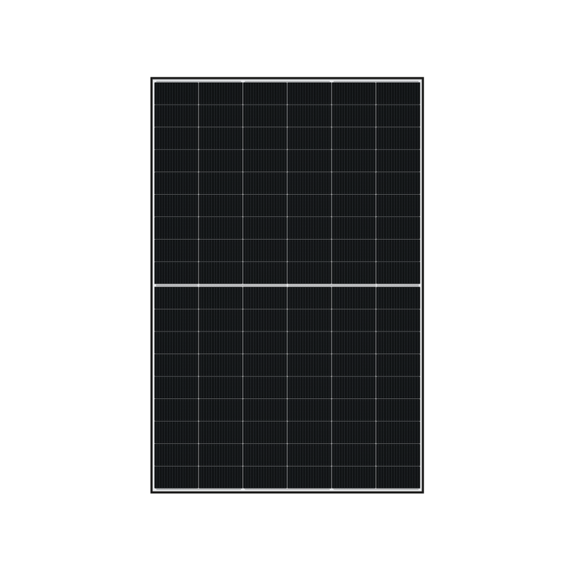 DMEGC Solar 455W Infinity RT 108 Cut Bi-Facial Dual Glass N-type Mono Solar Module - Black Frame/White Backsheet