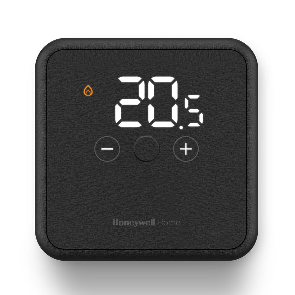 Honeywell Home DT4 Black Wired Room Thermostat | DT40BT22 On/Off Digital Heating Control