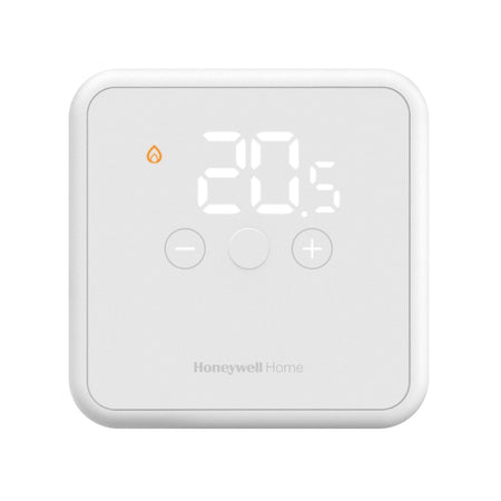Honeywell Home DT4R White Wireless Room Thermostat & Receiver | YT42WRFT20 RF Digital Heating Control