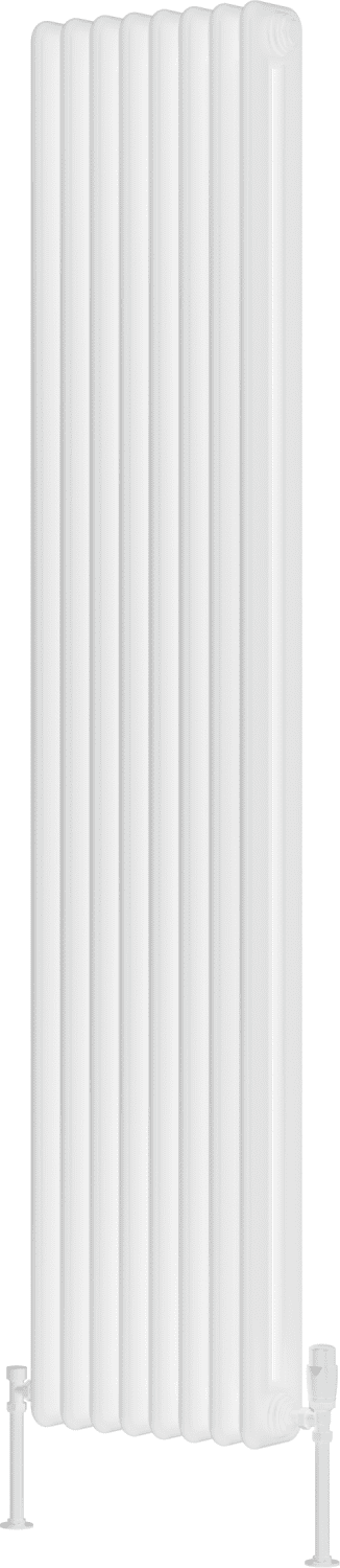 Reina Hedingham RND-HDM18037W White Vertical Steel Radiator 375mm x 1800mm