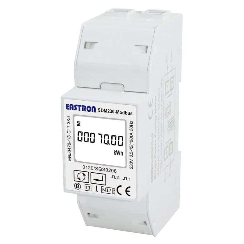 SDM230 single-phase Modbus Meter for Solax X1 100A Direct Connection