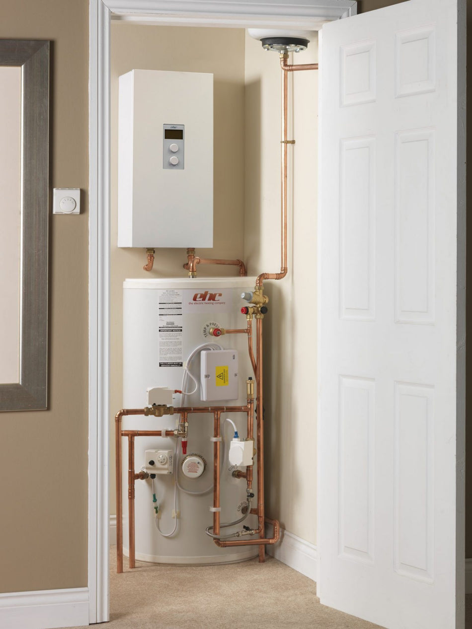 EHC 14.4kW Comet PV Electric Boiler & 150L Pre-Plumbed Cylinder