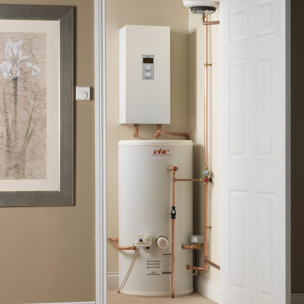 EHC 8kW Comet PV Electric Boiler & 150L Indirect Cylinder