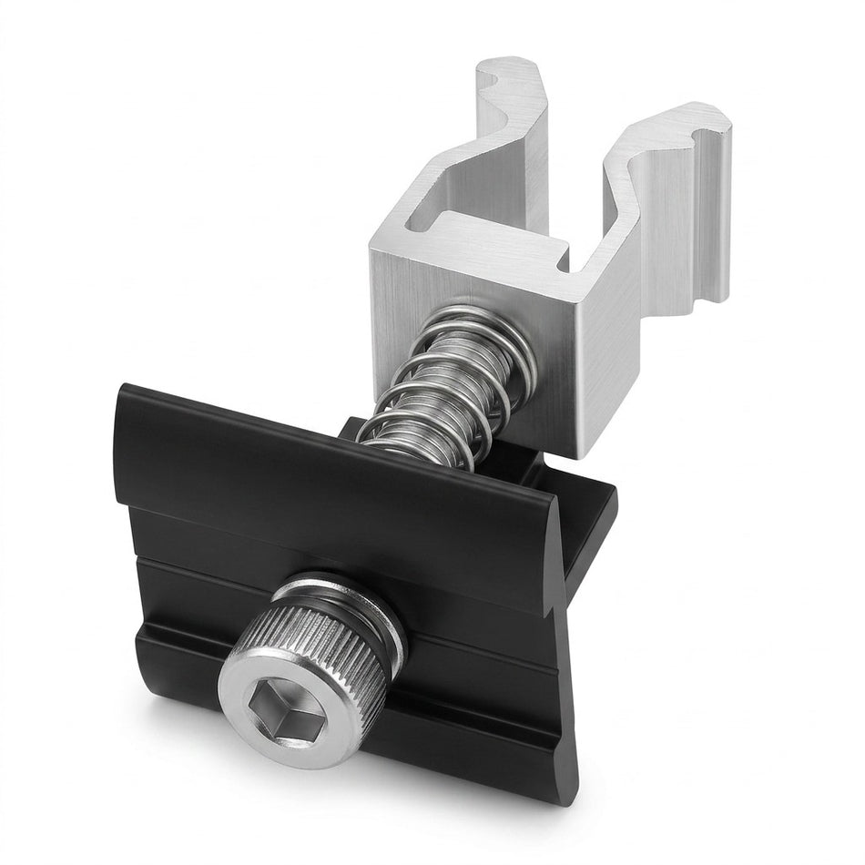 Fastensol Universal Clamp (Black) — 30-40mm Mid/End Clamp for Framed Solar Panels