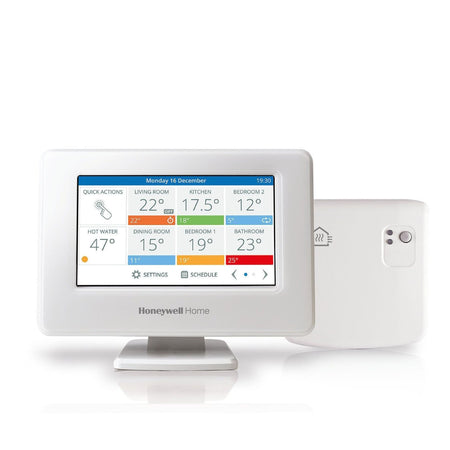Honeywell Home Evohome Wi-Fi Connected Thermostat Pack | ATP921R3100 Multi-Zone Smart Controller