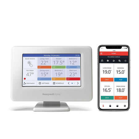 Honeywell Home Evohome Wi-Fi Connected Thermostat Pack | ATP921R3100 Multi-Zone Smart Controller