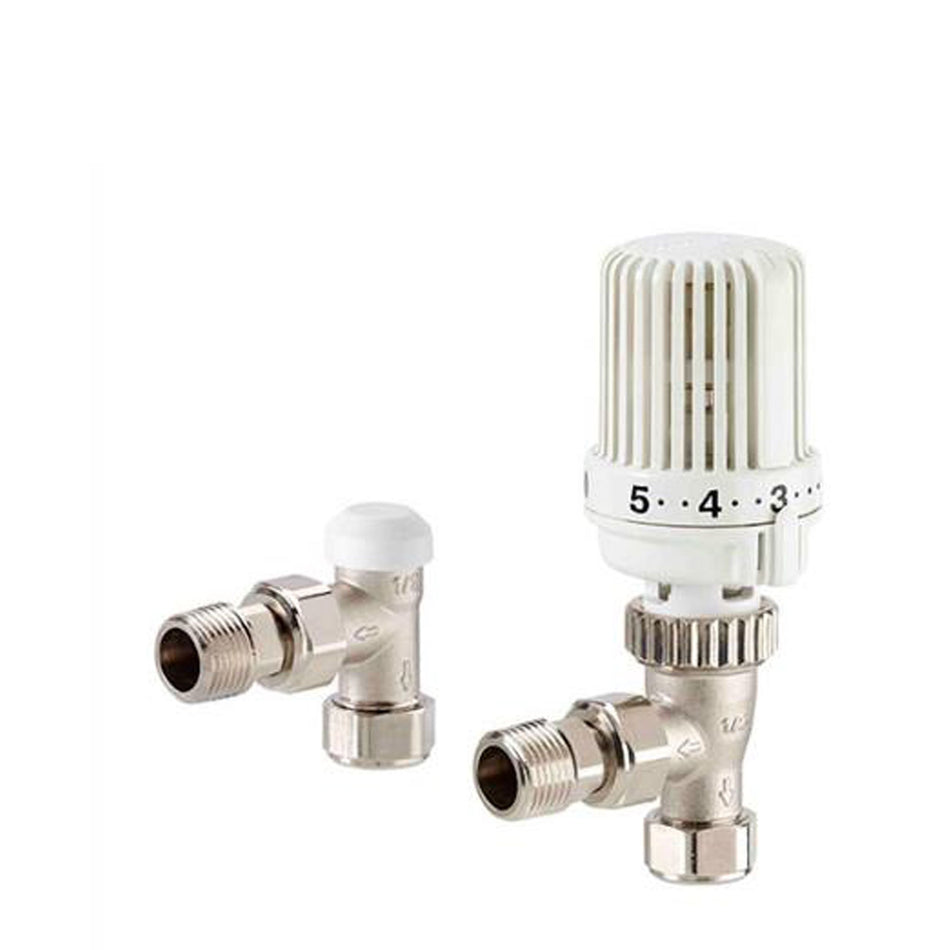 Honeywell VTL15 15mm Angled TRV & Lockshield | VTL15-15A